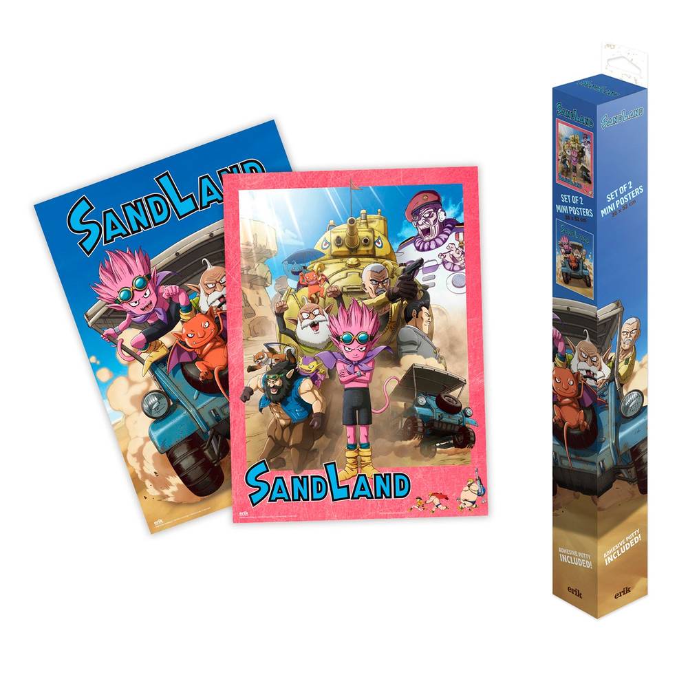 Grupo Erik Sand Land - Sand Land Ensemble de miniaffiches - Multicolore